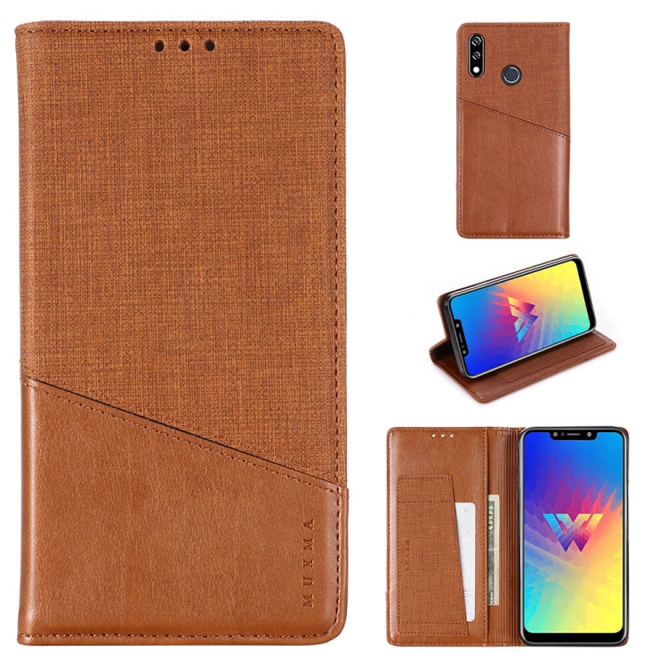 For LG W10 MUXMA MX109 Horizontal Flip Leather Case with Holder & Card Slot & Wallet Function
