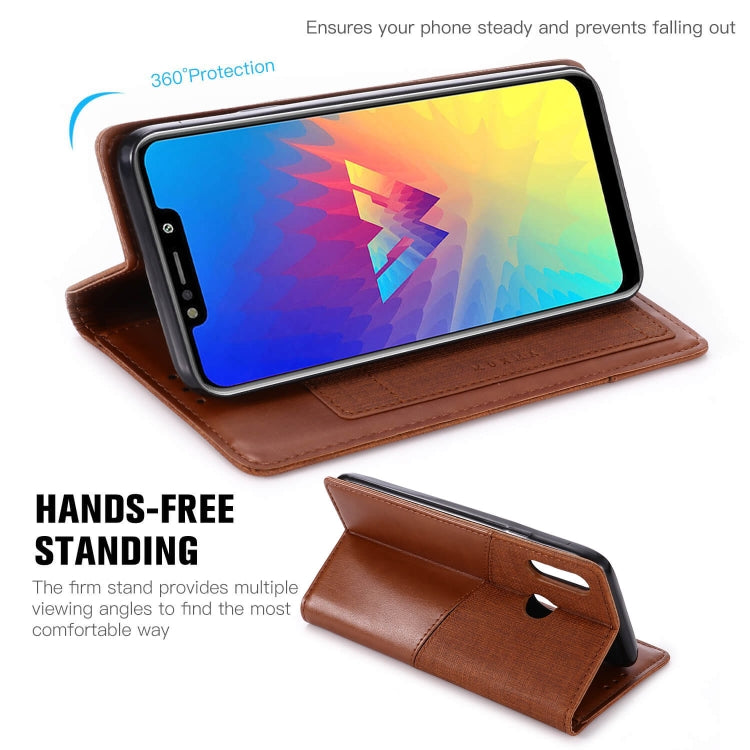 For LG W10 MUXMA MX109 Horizontal Flip Leather Case with Holder & Card Slot & Wallet Function