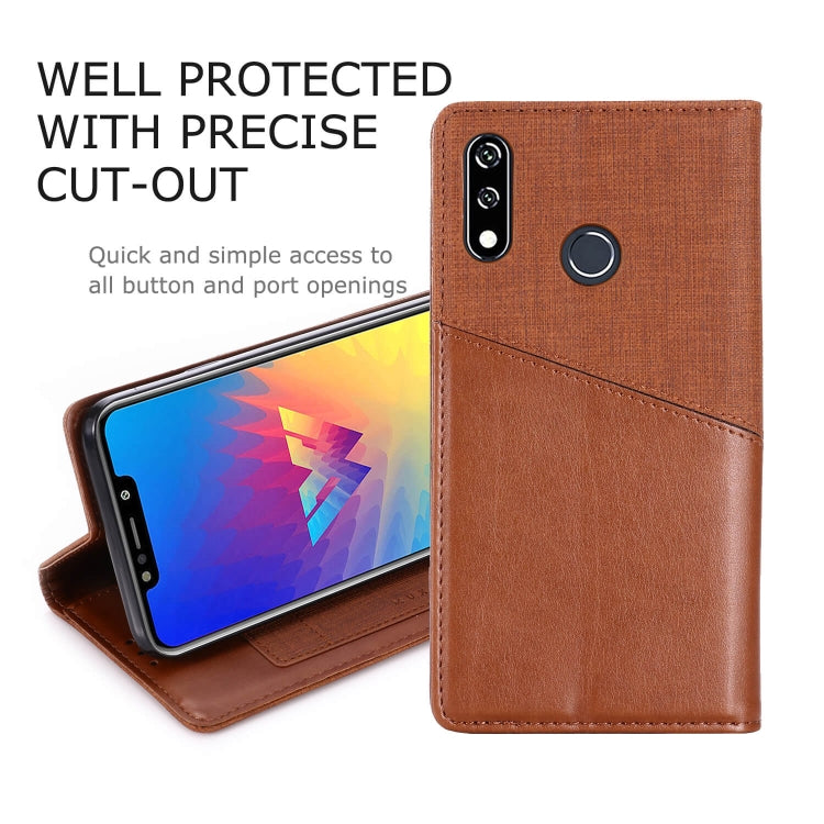 For LG W10 MUXMA MX109 Horizontal Flip Leather Case with Holder & Card Slot & Wallet Function