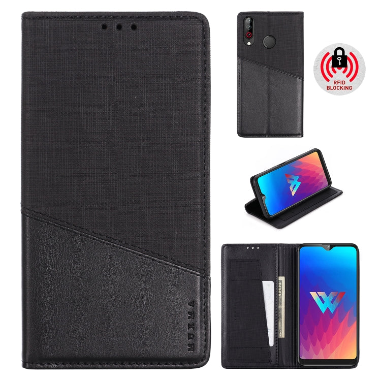 For LG W30 MUXMA MX109 Horizontal Flip Leather Case with Holder & Card Slot & Wallet Function