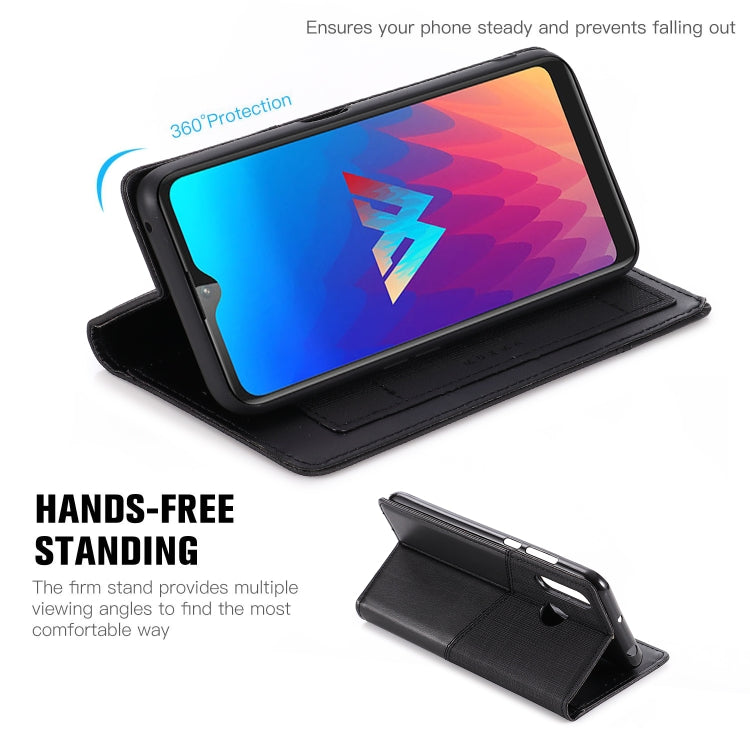 For LG W30 MUXMA MX109 Horizontal Flip Leather Case with Holder & Card Slot & Wallet Function