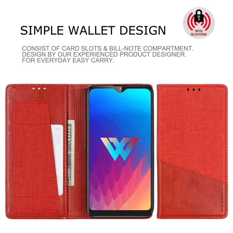 For LG W30 MUXMA MX109 Horizontal Flip Leather Case with Holder & Card Slot & Wallet Function