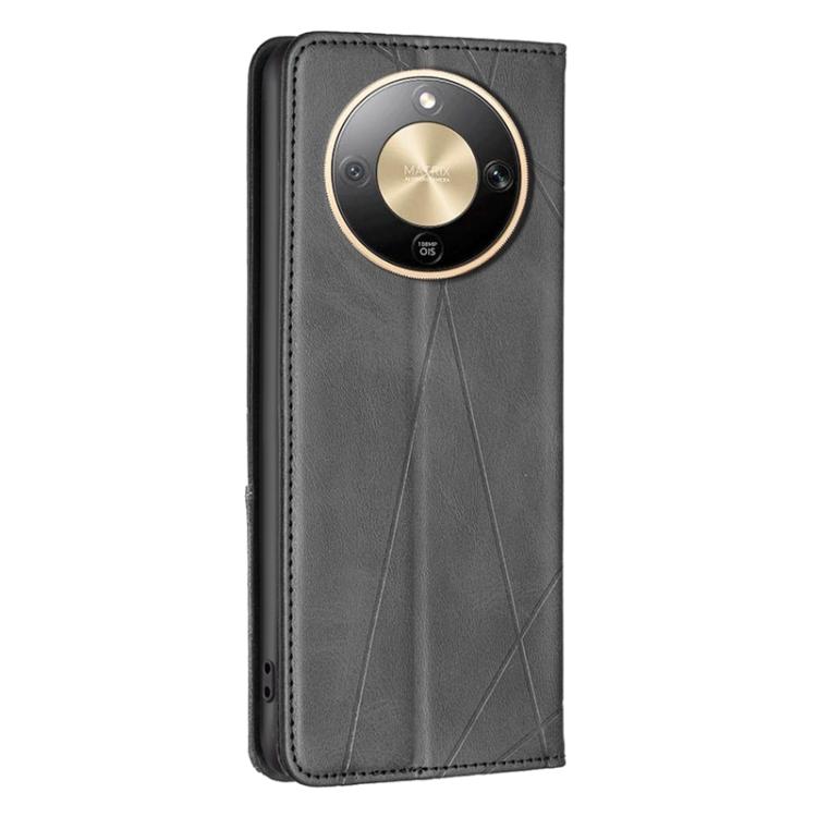 For Honor X9d 5G / X70 5G Rhombus Texture Magnetic Leather Phone Case