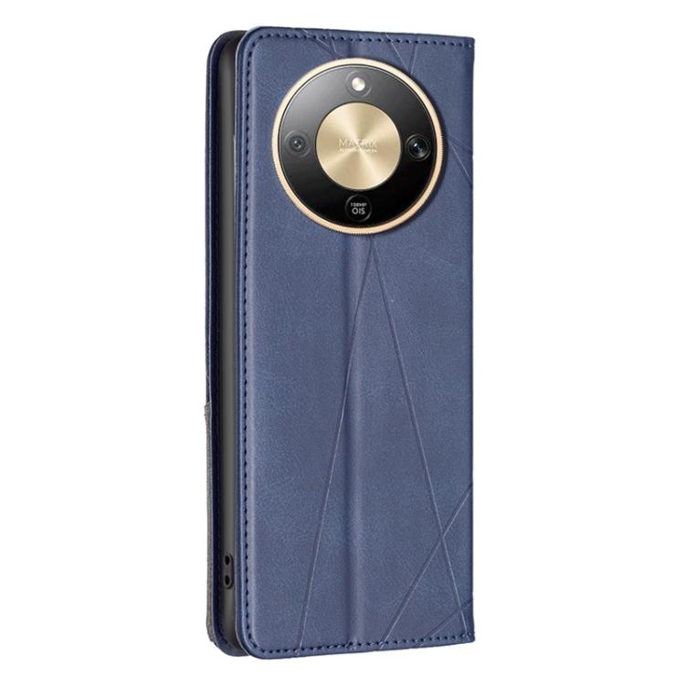 For Honor X9d 5G / X70 5G Rhombus Texture Magnetic Leather Phone Case