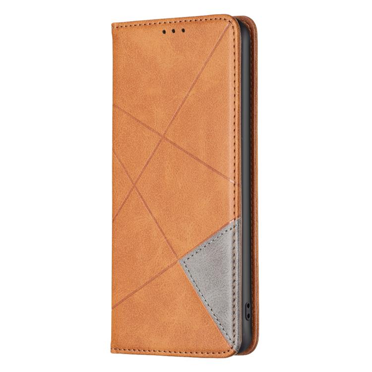 For Honor X6d 5G Rhombus Texture Magnetic Leather Phone Case