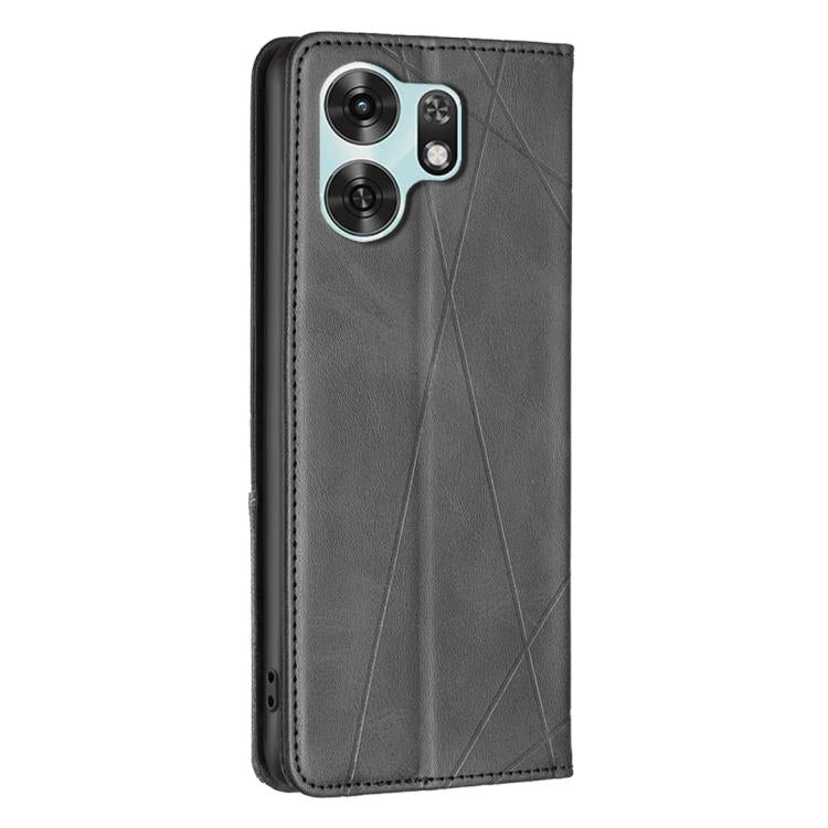 For Honor X6d 5G Rhombus Texture Magnetic Leather Phone Case