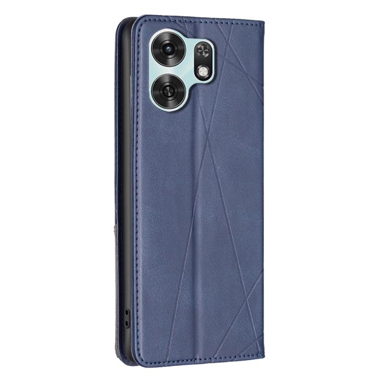 For Honor X6d 5G Rhombus Texture Magnetic Leather Phone Case