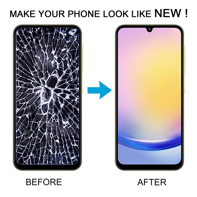 For Samsung Galaxy A25 SM-A256B TFT LCD Screen Digitizer Full Assembly with Frame, Not Supporting Fingerprint Identification