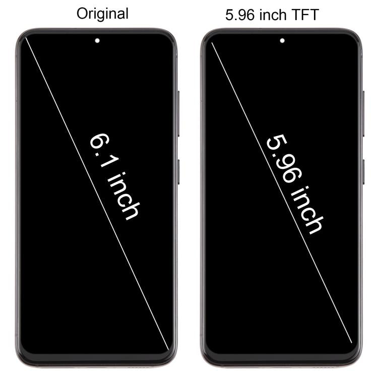 For Samsung Galaxy S23 SM-S911B EU Version TFT LCD Screen Digitizer Full Assembly with Frame, Not Supporting Fingerprint Identification