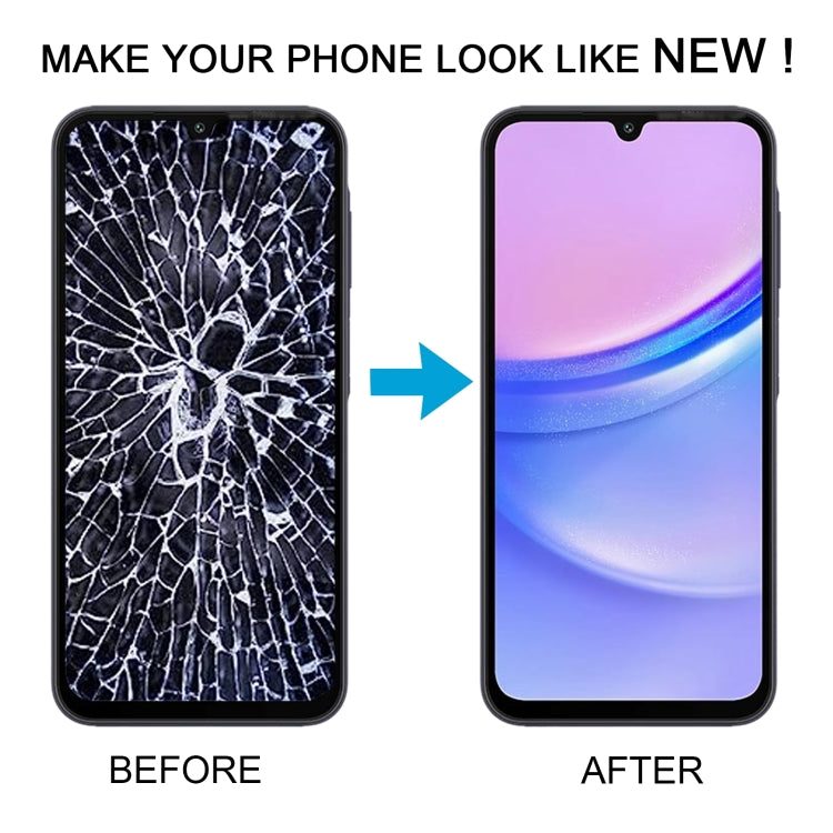 For Samsung Galaxy A15 4G SM-A155F TFT LCD Screen Digitizer Full Assembly with Frame, Not Supporting Fingerprint Identification