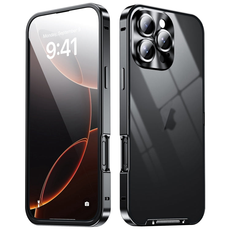 For iPhone 16 Pro Frosted Metal Phone Case