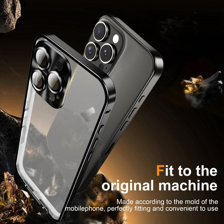 For iPhone 16 Pro Frosted Metal Phone Case