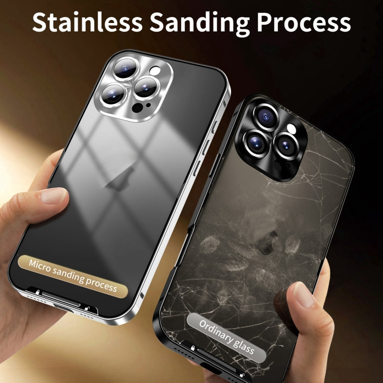 For iPhone 16 Pro Frosted Metal Phone Case