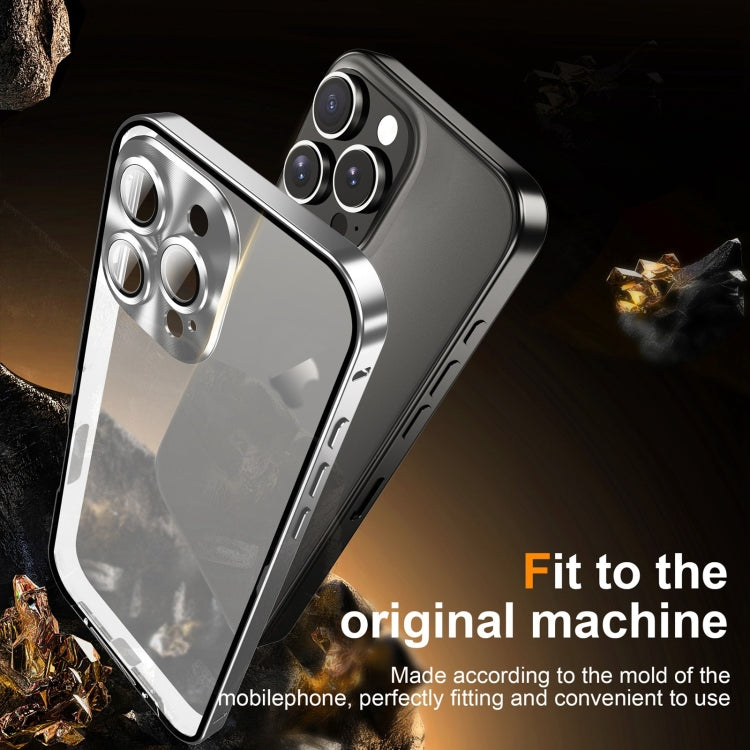 For iPhone 16 Pro Frosted Metal Phone Case