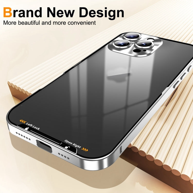 For iPhone 16 Pro Frosted Metal Phone Case