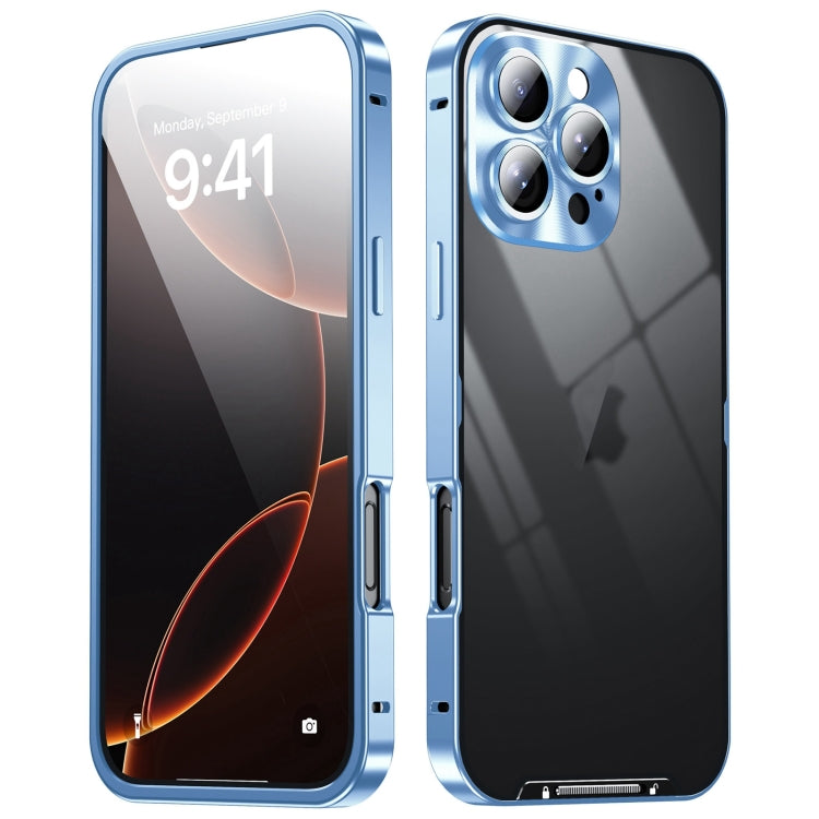For iPhone 16 Pro Frosted Metal Phone Case