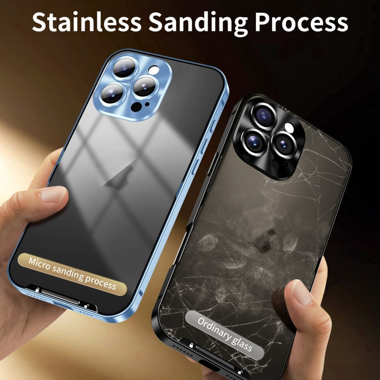 For iPhone 16 Pro Frosted Metal Phone Case