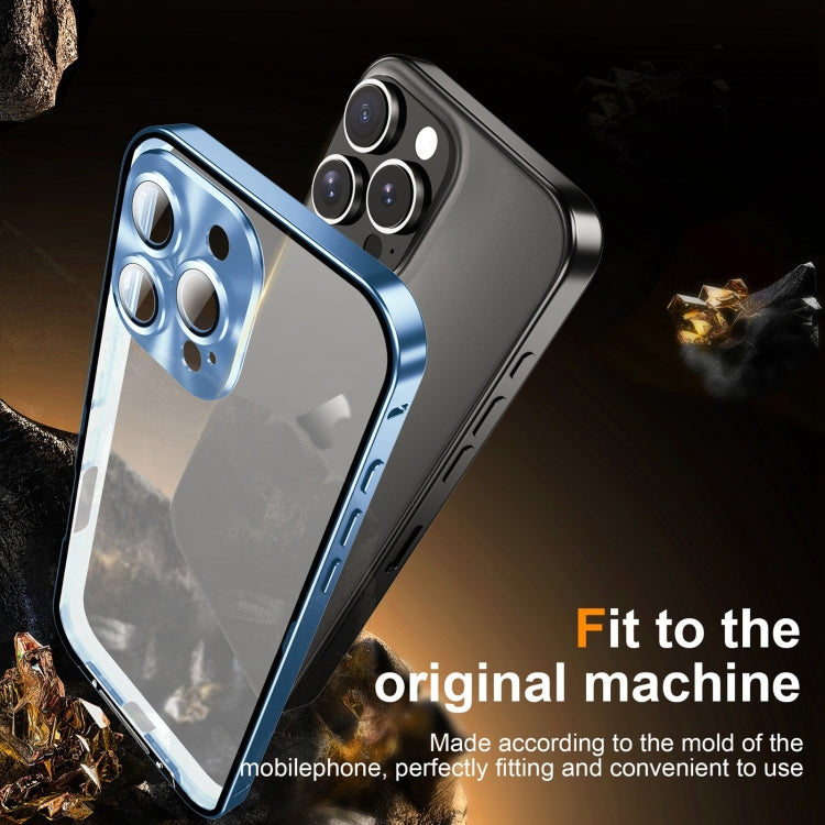 For iPhone 16 Pro Frosted Metal Phone Case