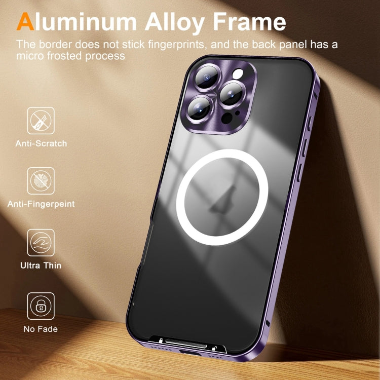 For iPhone 16 Pro Frosted Metal Phone Case