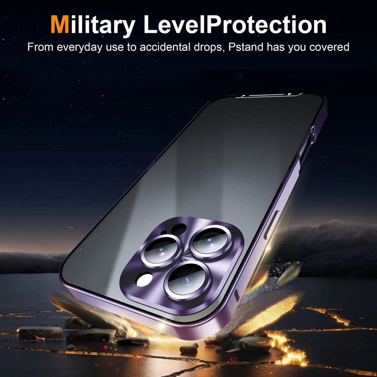 For iPhone 16 Pro Frosted Metal Phone Case