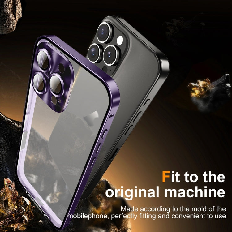 For iPhone 16 Pro Frosted Metal Phone Case