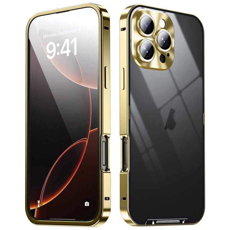 For iPhone 16 Pro Frosted Metal Phone Case
