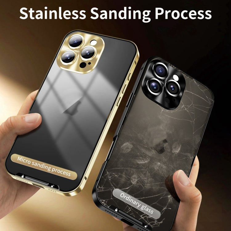 For iPhone 16 Pro Frosted Metal Phone Case