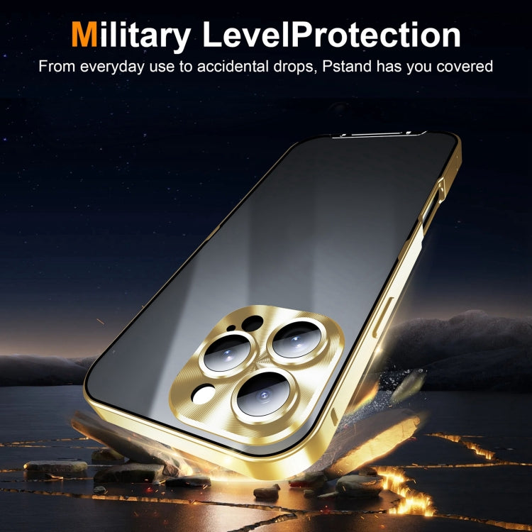 For iPhone 16 Pro Frosted Metal Phone Case