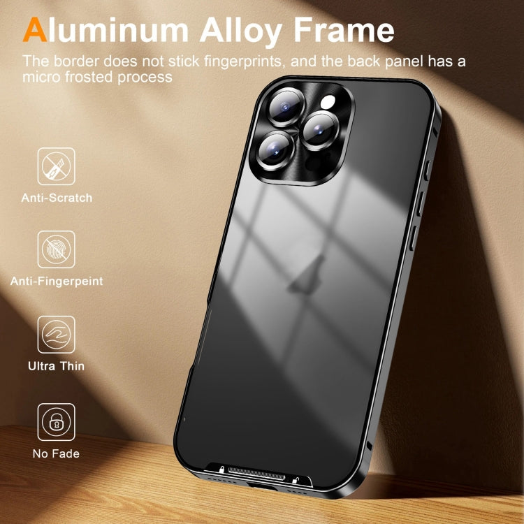 For iPhone 16 Pro Max Frosted Metal Phone Case