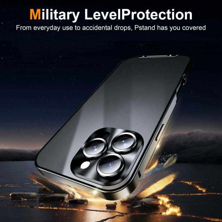 For iPhone 16 Pro Max Frosted Metal Phone Case