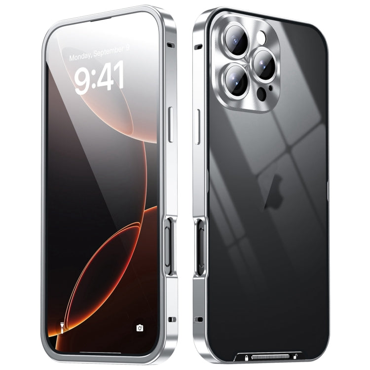 For iPhone 16 Pro Max Frosted Metal Phone Case