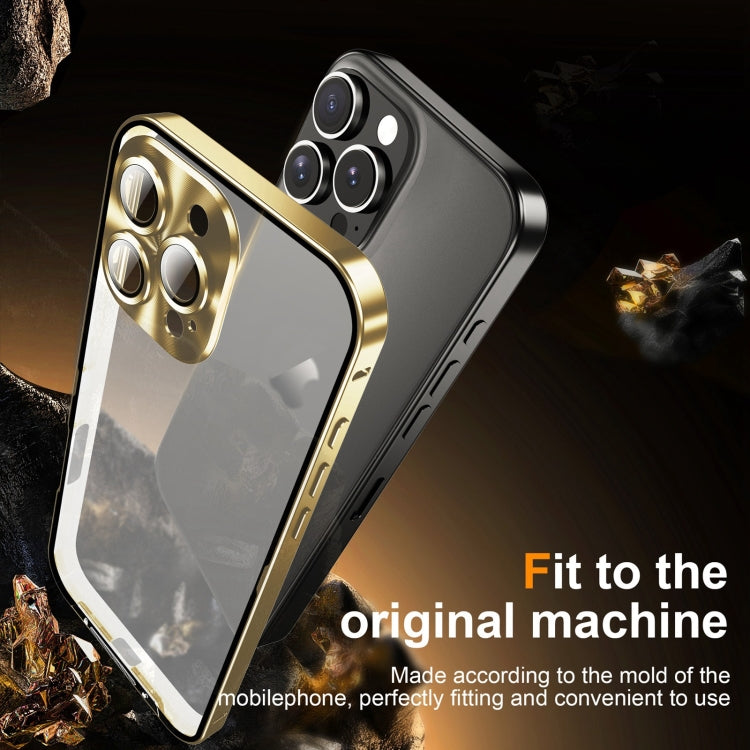 For iPhone 16 Pro Max Frosted Metal Phone Case