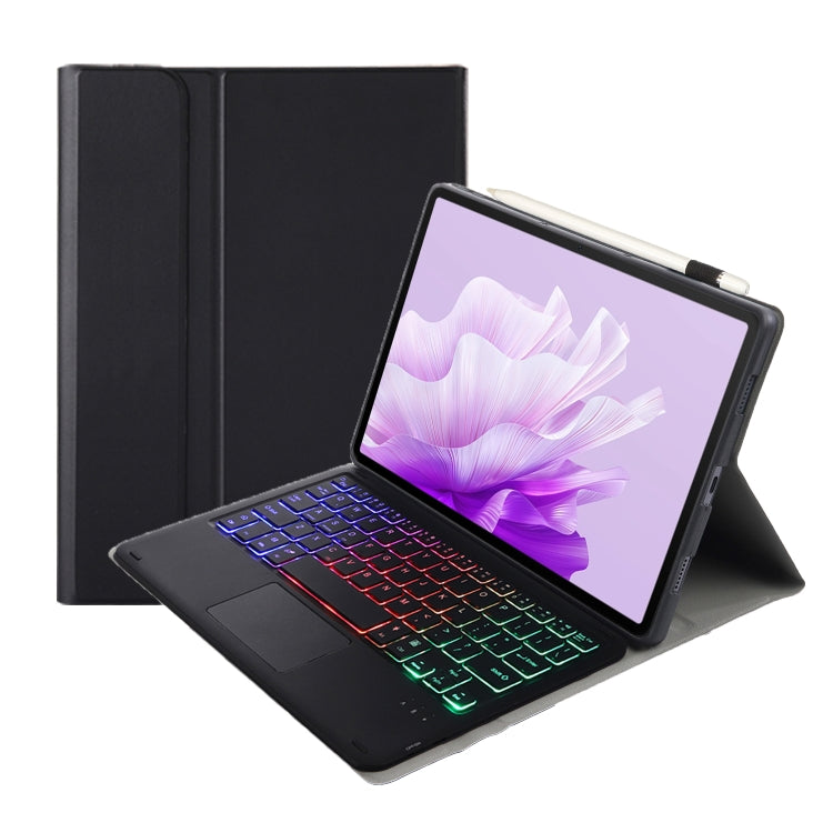 For Huawei MatePad Air 11.5 inch 2023 AH14-AS Lambskin Texture Ultra-thin Detachable Backlight Bluetooth Keyboard Leather Case with Touchpad