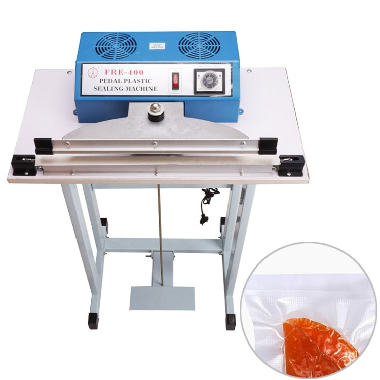 Pedal Type Sealing Machine Heat Shrinkable Film Cutting Machine Plastic Bag Sealer, EU Plug, Specification:Model 500