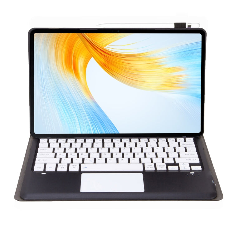 For Honor MagicPad 13 AH16-A TPU Ultra-thin Detachable Bluetooth Keyboard Tablet Leather Case with Touchpad