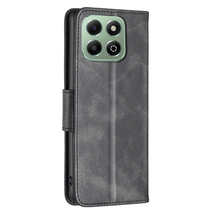 For Honor X6b Lambskin Texture Pure Color Flip Leather Phone Case