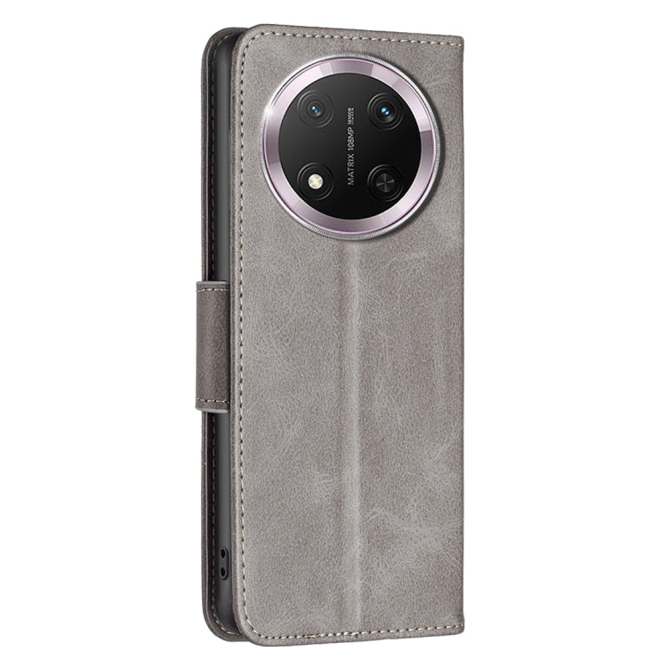 For Honor X9c 5G Global Lambskin Texture Pure Color Flip Leather Phone Case