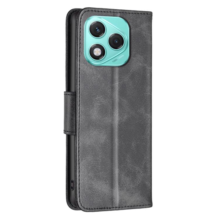 For Honor 400 Lite Global Lambskin Texture Pure Color Flip Leather Phone Case