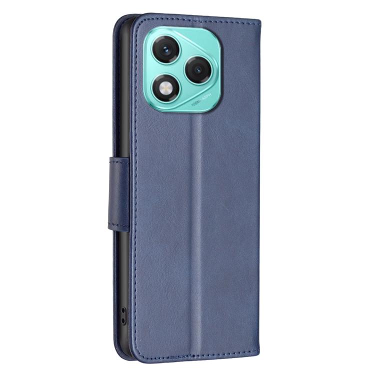 For Honor 400 Lite Global Lambskin Texture Pure Color Flip Leather Phone Case