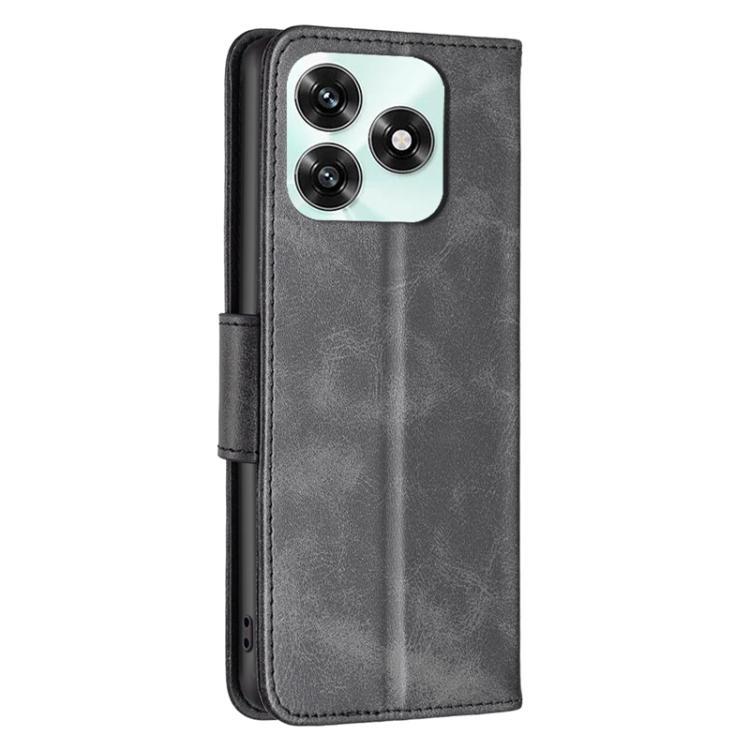 For Honor X5c 4G / X5c Plus Lambskin Texture Pure Color Flip Leather Phone Case