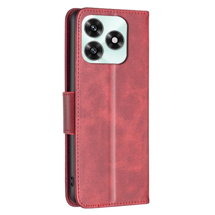 For Honor X5c 4G / X5c Plus Lambskin Texture Pure Color Flip Leather Phone Case