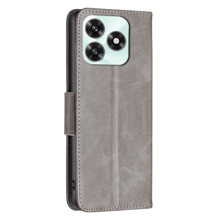 For Honor X5c 4G / X5c Plus Lambskin Texture Pure Color Flip Leather Phone Case