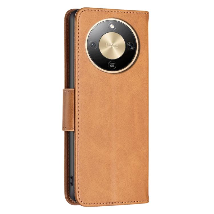 For Honor X9d 5G / X70 5G Lambskin Texture Pure Color Flip Leather Phone Case