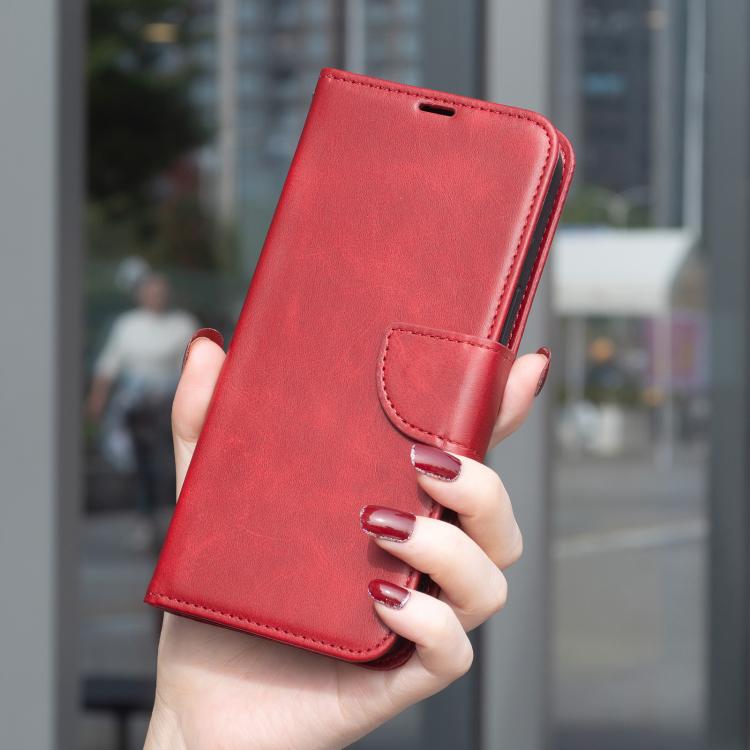 For Honor 600 Lite Global Lambskin Texture Pure Color Flip Leather Phone Case