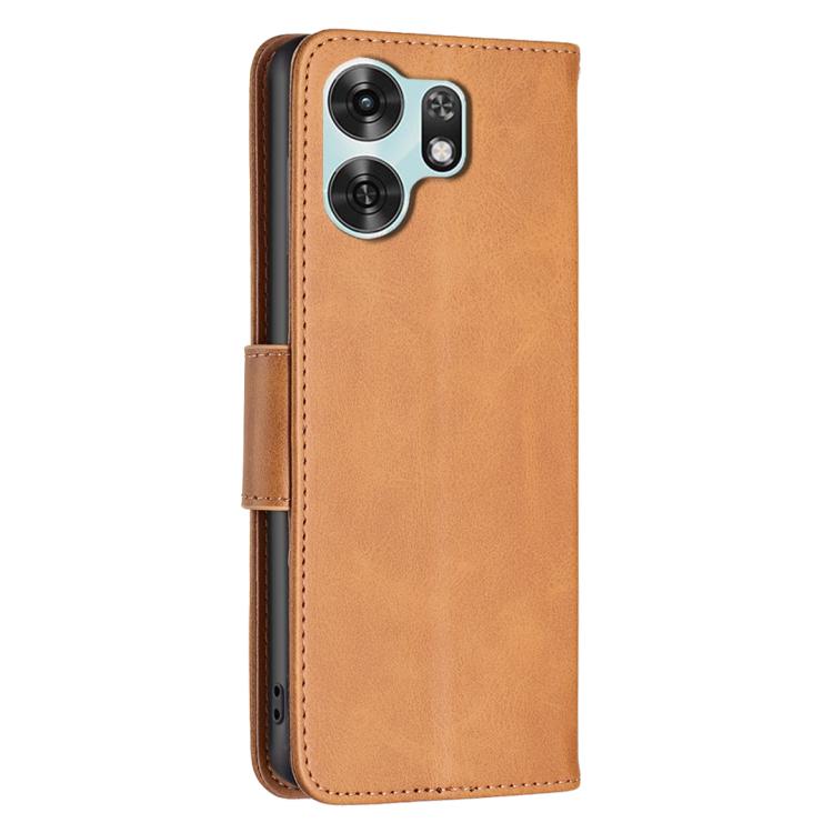 For Honor X6d 5G Lambskin Texture Pure Color Flip Leather Phone Case