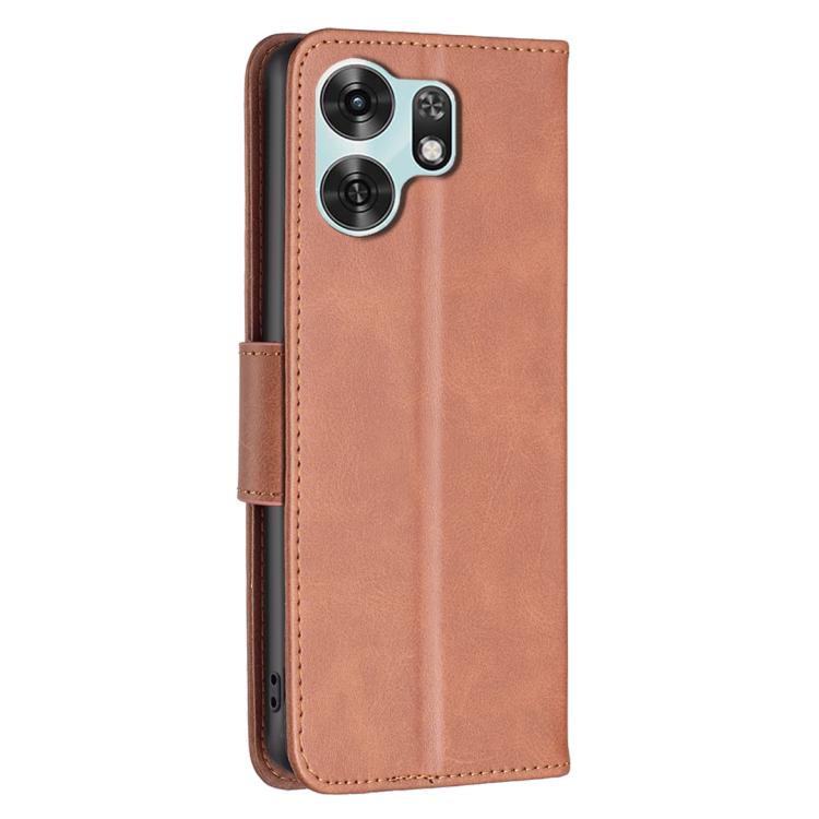 For Honor X6d 5G Lambskin Texture Pure Color Flip Leather Phone Case