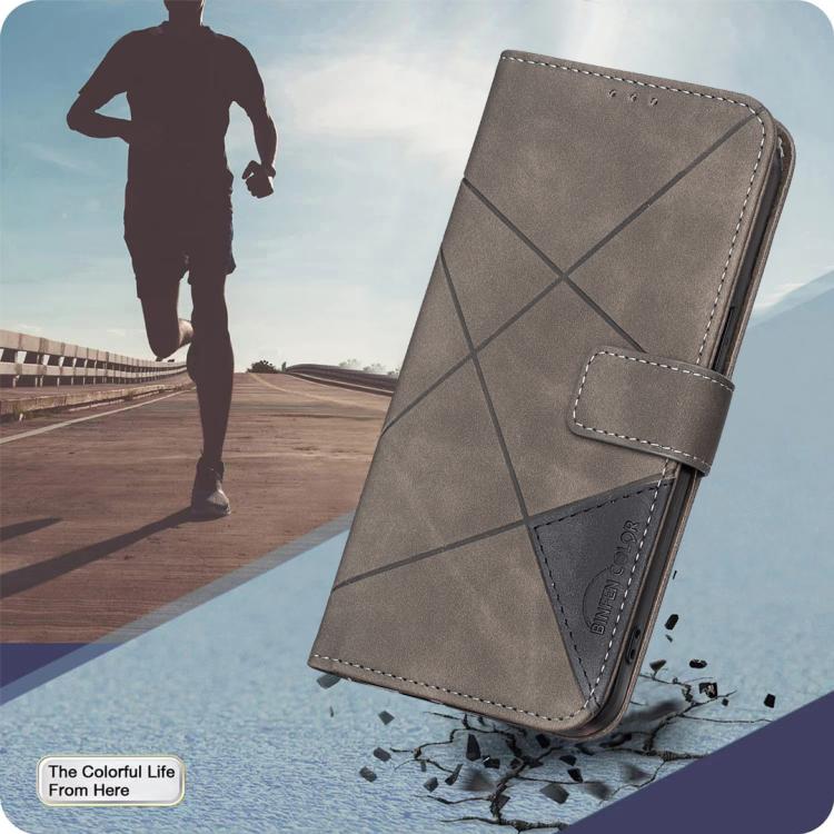 For Honor X8d 4G Magnetic Buckle Rhombus Texture Leather Phone Case