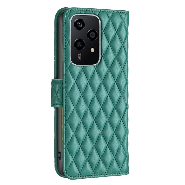 For Honor 200 Lite Global Diamond Lattice Wallet Flip Leather Phone Case
