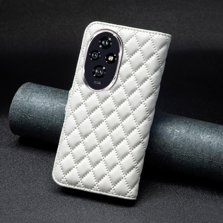 For Honor 200 Diamond Lattice Wallet Flip Leather Phone Case