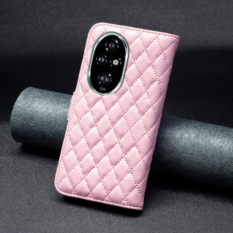 For Honor 200 Pro Diamond Lattice Wallet Flip Leather Phone Case